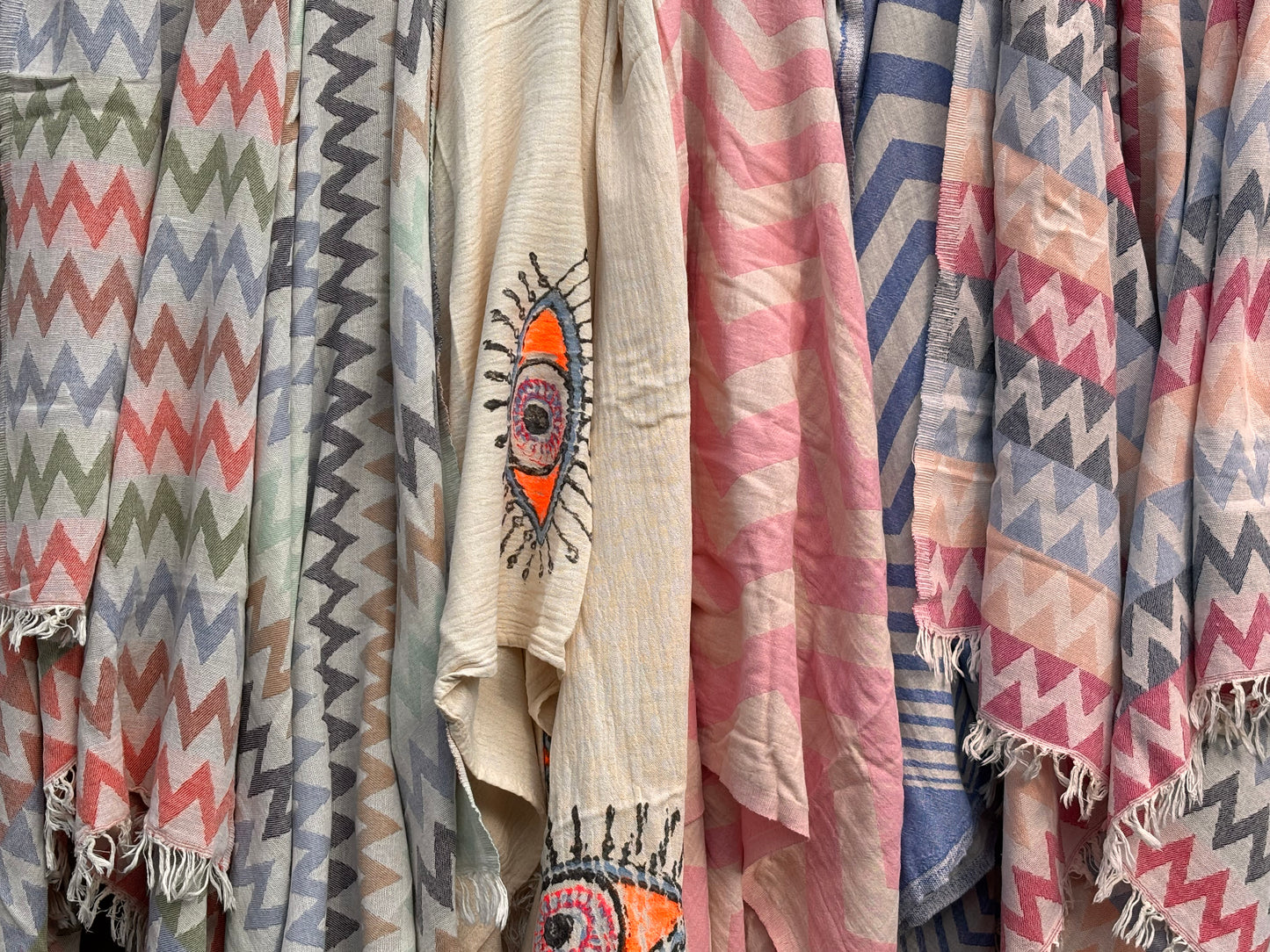 Bodrum Turkish Hammam Towel - 100% Cotton, Lightweight & Quick-Drying