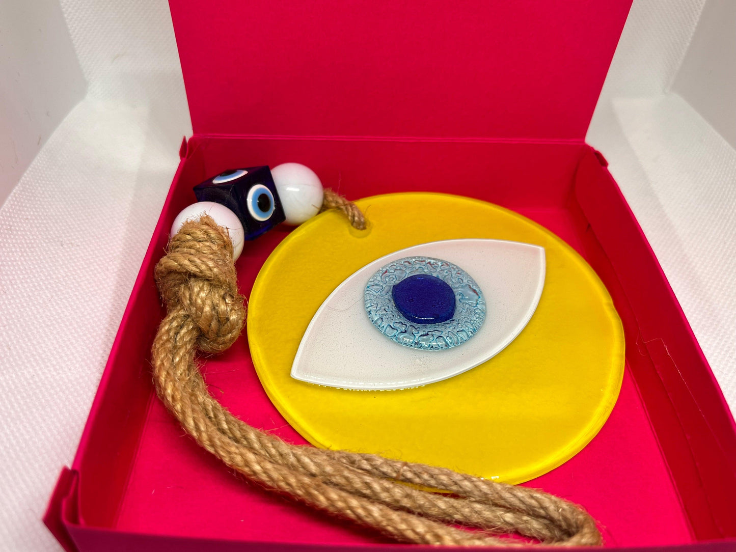 Evil Eye | Glass Wall | Window Hanging - Home-away.co.uk
