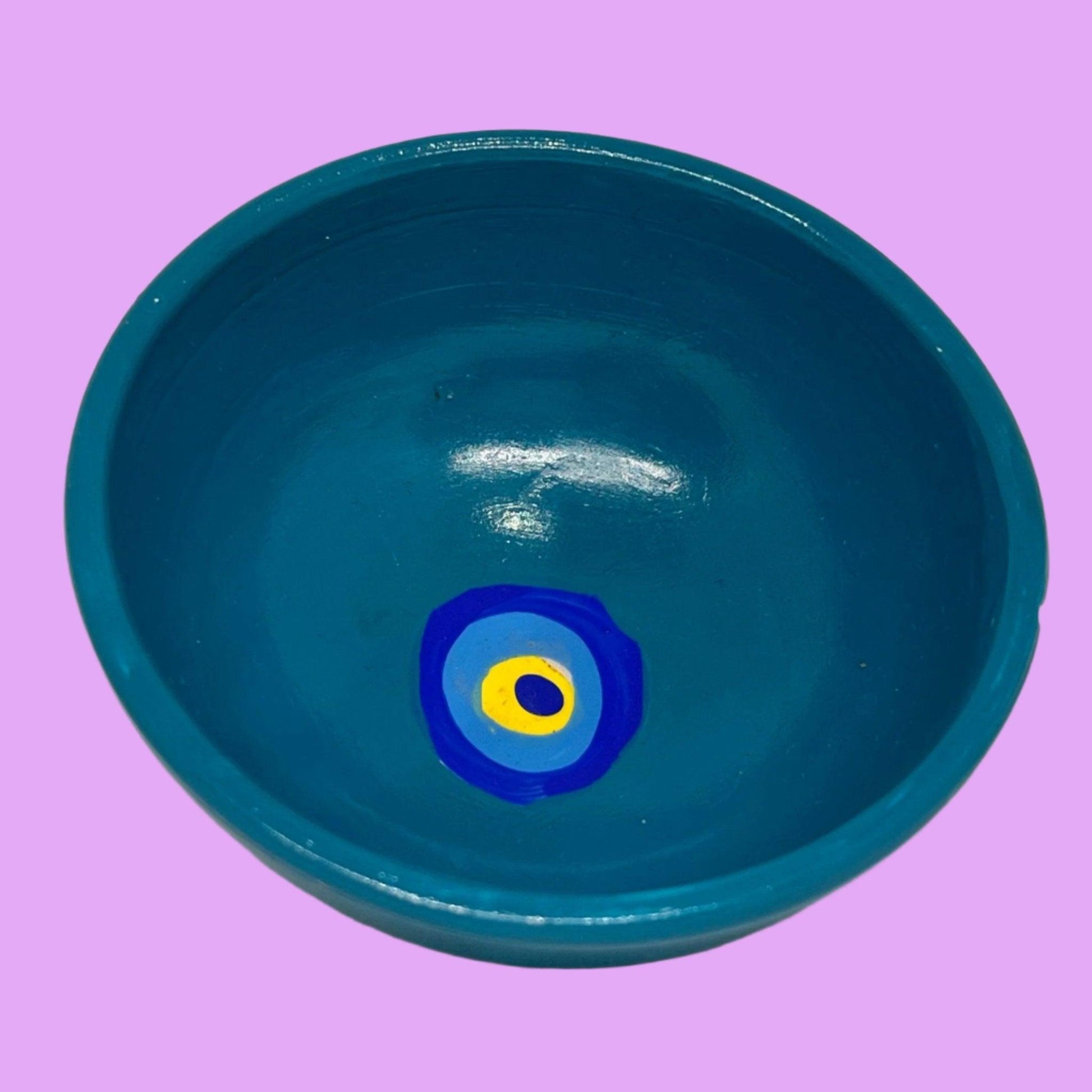 Dipping Bowl Set | Hand Painted | Evil Eye Dipping Bowl Set - Home-away.co.uk