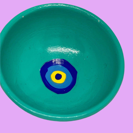 Dipping Bowl Set | Hand Painted | Evil Eye Dipping Bowl Set - Home-away.co.uk
