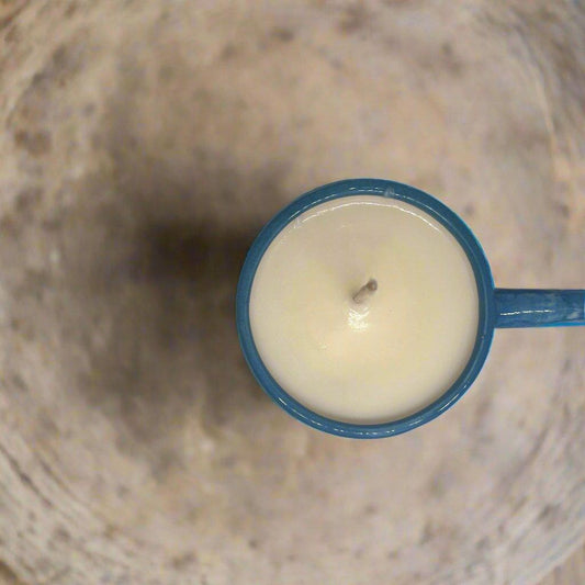 Pale Blue - Evil Eye Coffee Cup Candles - Home-away.co.uk