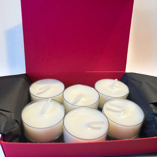 Soy Wax | Tea Lights | Unscented - Home-away.co.uk