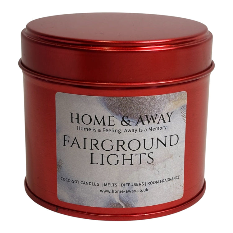 Christmas Tin Candles