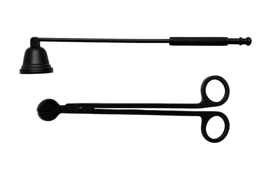 Black Candle Snuffer & Wick Trimmer Set - Home-away.co.uk