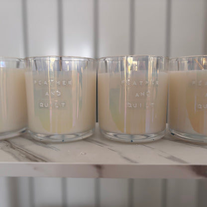 Feather & Quilt Candle - Home-away.co.uk