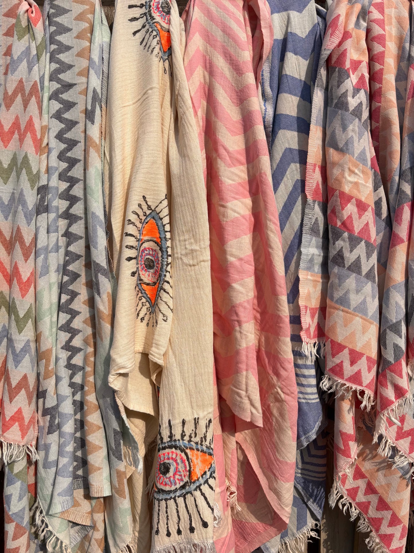 Bodrum Turkish Hammam Towel - 100% Cotton, Lightweight & Quick-Drying