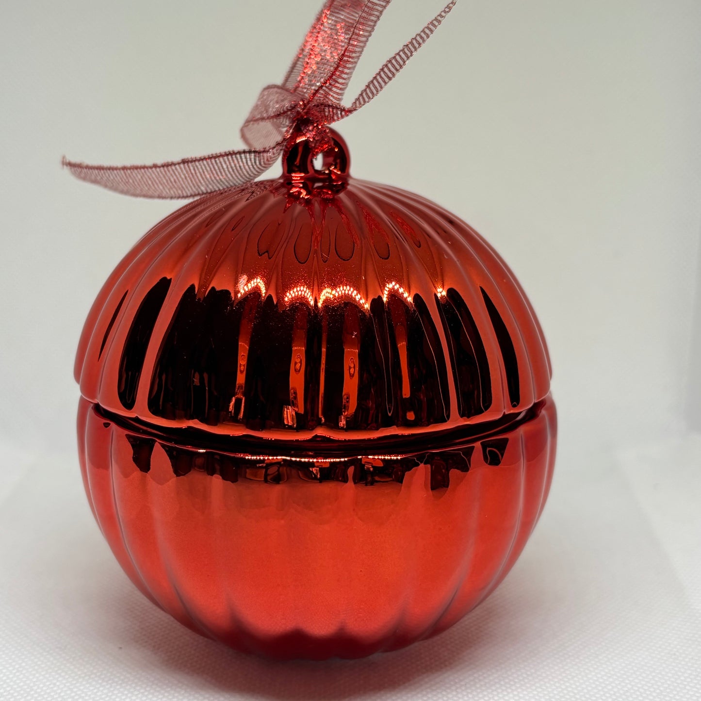 Red Glass Christmas Bauble