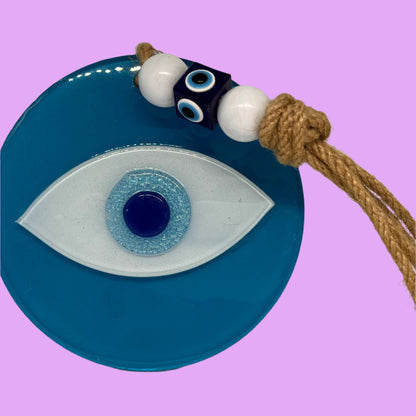 Evil Eye | Glass Wall | Window Hanging - Home-away.co.uk