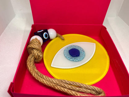 Evil Eye | Glass Wall | Window Hanging - Home-away.co.uk
