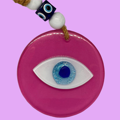 Evil Eye | Glass Wall | Window Hanging - Home-away.co.uk