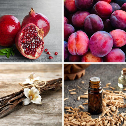 Black Pomegranate | Soy Wax Scented Candle - Home-away.co.uk