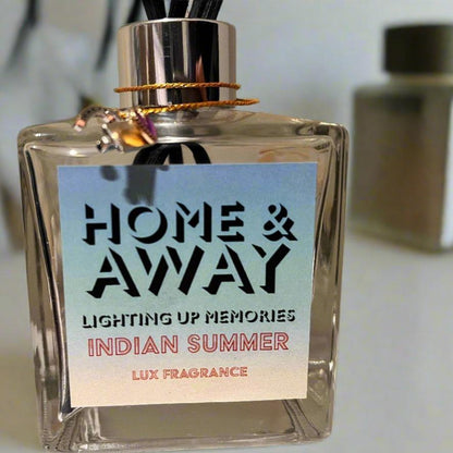 Indian Summer | Marna Cube | Scented Reed Diffuser | LIMITED EDITION Fragrance Collection - Home-away.co.uk