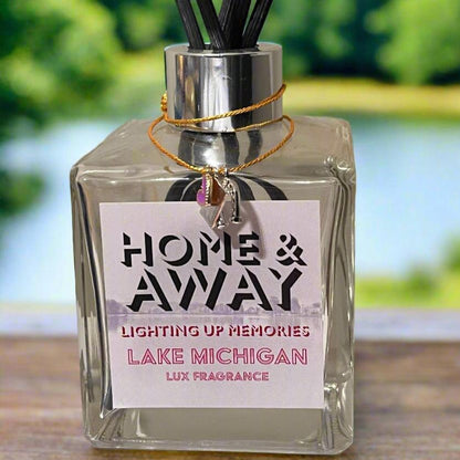 Lake Michigan | 200g Marna Cube | Scented Reed Diffuser | LIMITED EDITION Home Fragrance Collection - Home-away.co.uk