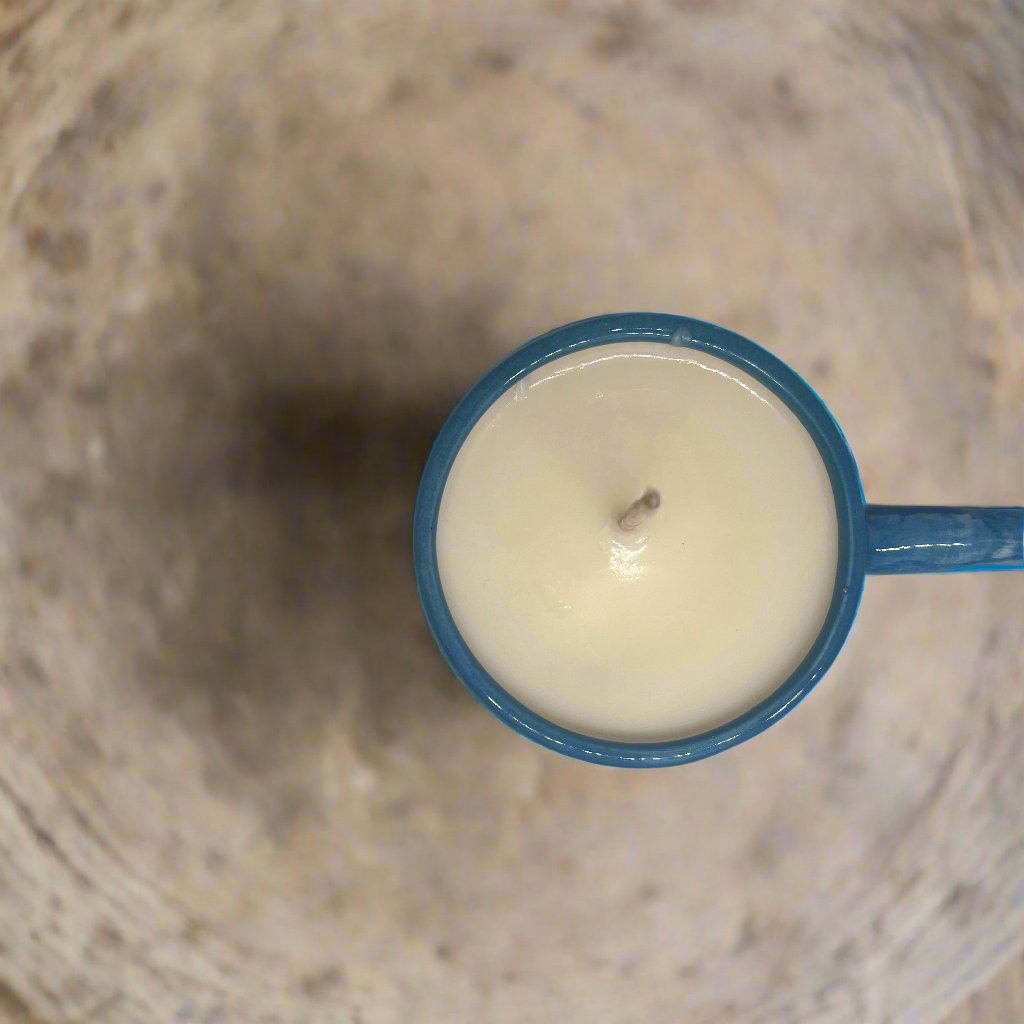 Pale Blue - Evil Eye Coffee Cup Candles - Home - away.co.uk